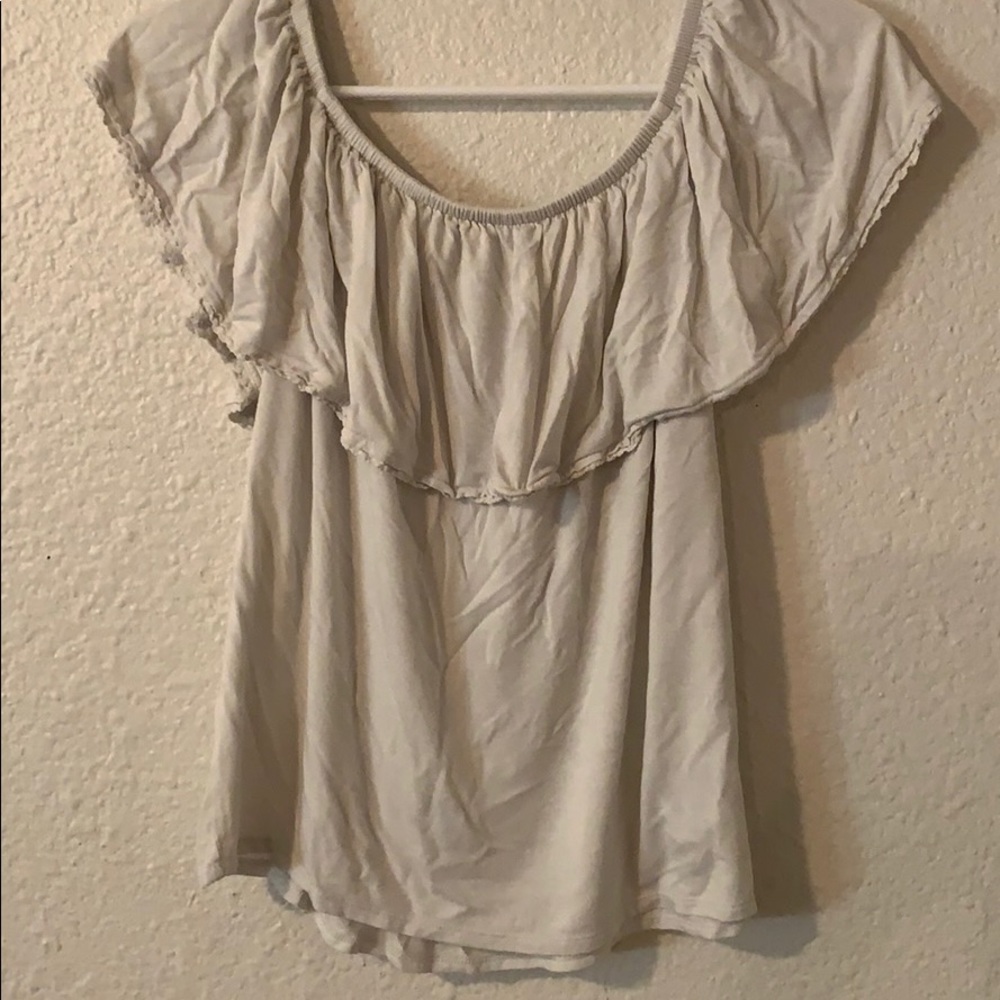 American Eagle boat neck top